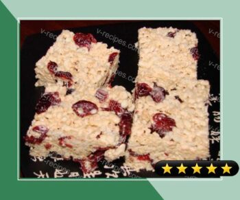 Cranberry Rice Krispies Squares recipe