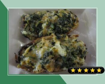Spinach Twice Baked Potatoes recipe
