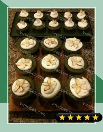 Green Tea Almond Cupcakes recipe