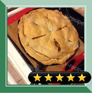 Iron Skillet Apple Pie recipe