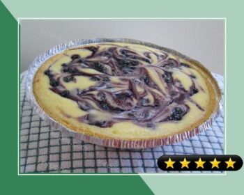 Blueberry Swirl Cheesecake recipe