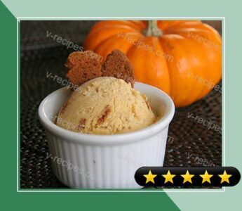 Pumpkin Gingersnap Ice Cream recipe