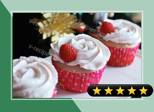 Raspberry Cupcakes with Raspberry Whipped Cream recipe