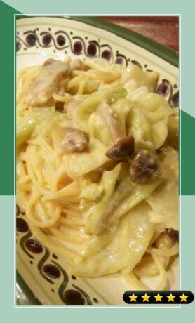Creamy Miso Spring Cabbage Pasta recipe