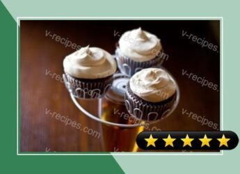 Chocolate Cupcakes with a Beer and Brown Sugar Buttercream Frosting recipe