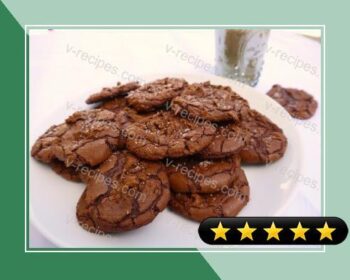 Salted Fudge Cookies recipe