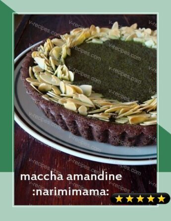 Matcha Chocolate Amandine Tart recipe