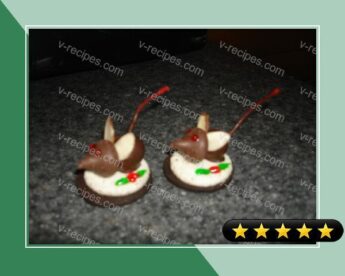 Chocolate Christmas Mice Cookies recipe