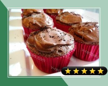 Chocolate Angel Food Cupcakes with Mocha Frosting recipe