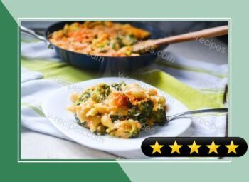 Spicy Skillet Broccoli Mac and Cheese recipe