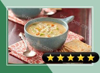 Velvety Vegetable Cheese Soup recipe