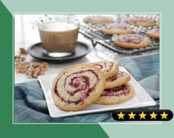 Walnut Cranberry Pinwheel Cookies recipe