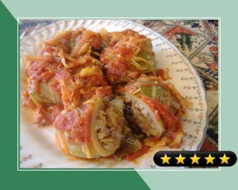 Sweet and Sour Cabbage Rolls With Sauerkraut recipe