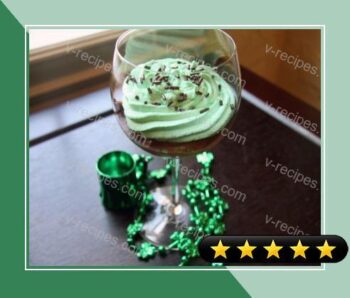 Chocolate Mousse with Mint Whipped Topping recipe