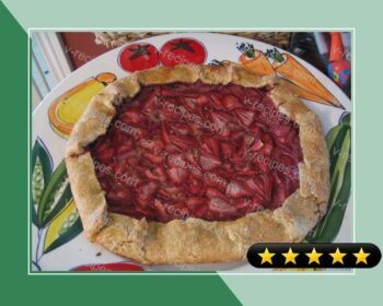 Rustic Strawberry Tart with Mascarpone Cream Recipe recipe