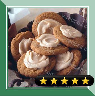 Geri's Frosted Ginger Cookies recipe