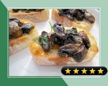Savory Mushroom Toasts recipe