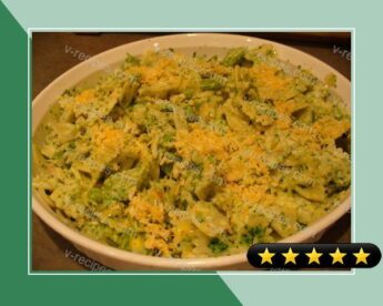 Bow Tie Pasta/Green Vegetables in Buttermilk Sauce recipe