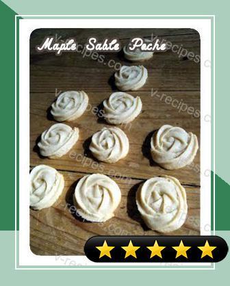 Maple Sable Poche - Maple Flavored Vegetarian Cookies recipe