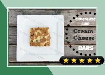 Chocolate Chip Cream Cheese Bars recipe