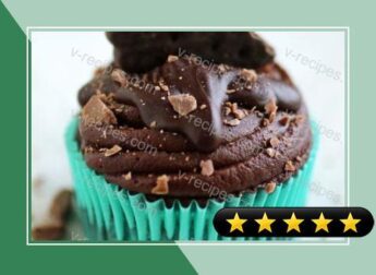 Triple Chocolate Sort-of-Healthy Mint Cupcakes recipe