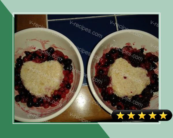 Slow Cooker Rice Pudding with Berries recipe